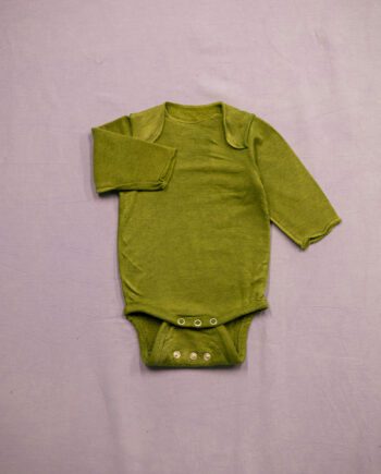 Wollen Romper Lange Mouw - Moss Green