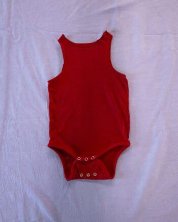 Wollen Romper - Cherry Red